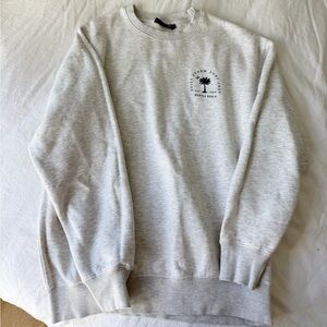 Quiet Storm Gray Vintage Myrtle Beach Crewneck Sweater